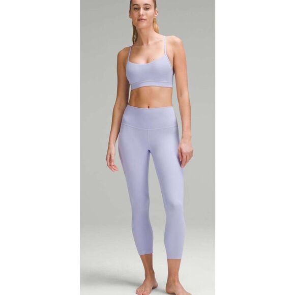 LULULEMON high rise align leggings lilac smoke 28” , $118 Sz 4 A46 - Picture 1 of 7